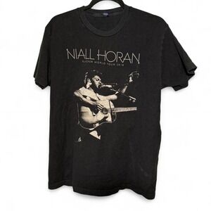 Niall Horan size L black Flicker World Tour 2018 t shirt